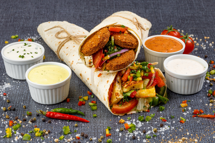  Falafel Rollo 