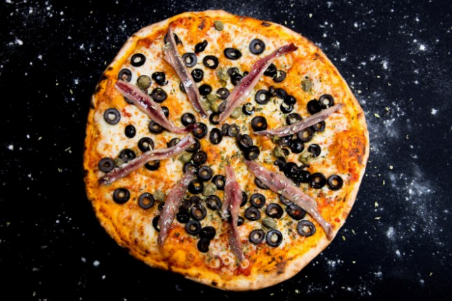Pizza Sardellen